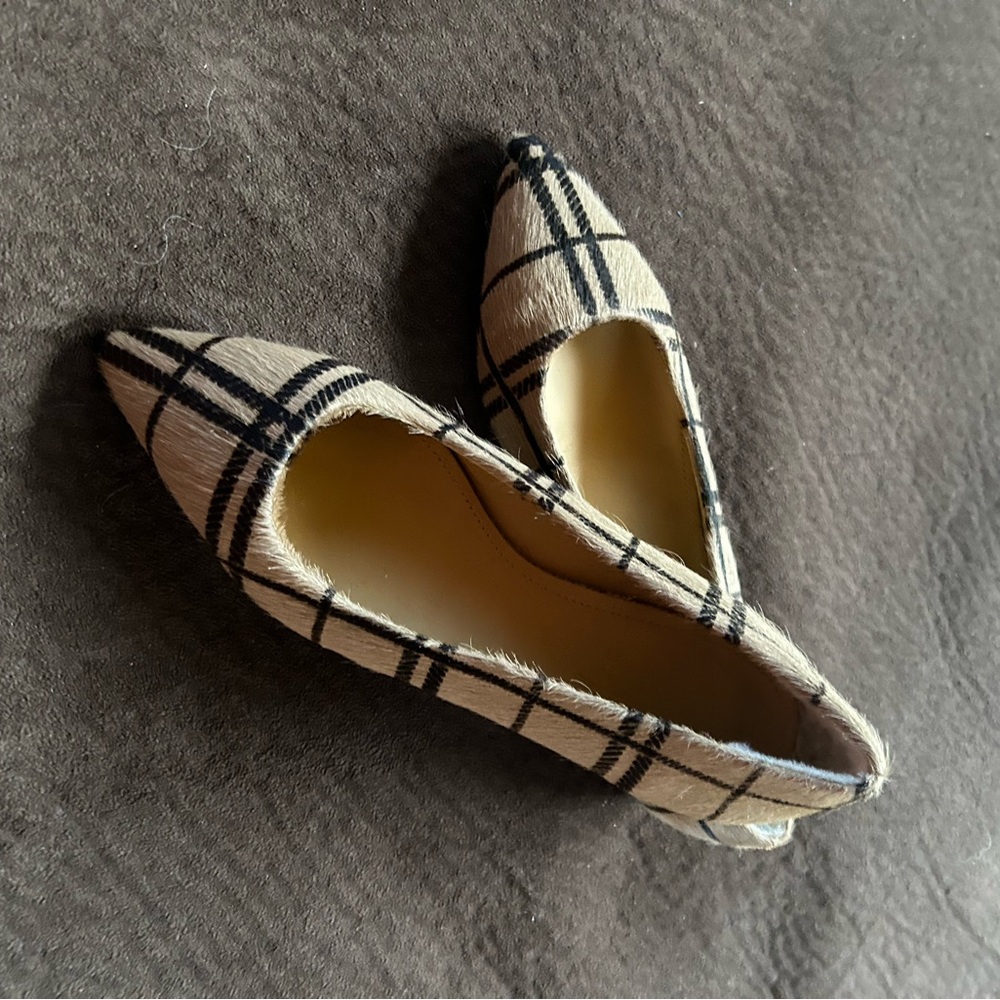 *RARE* UGG Collection Plaid Women's size 7 dress Shoes, made in Italy